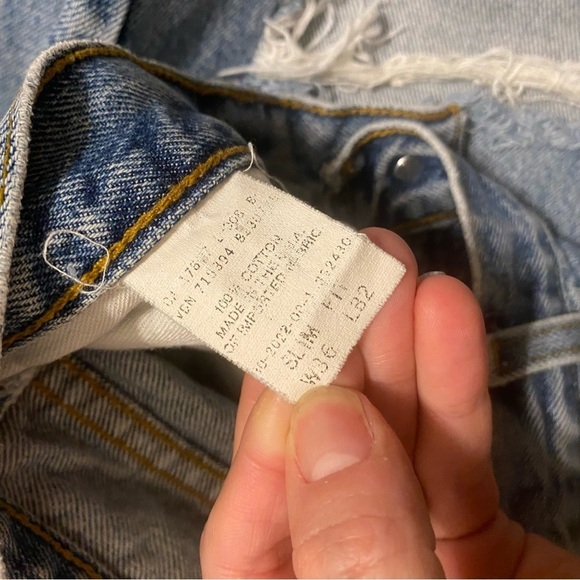 Vintage Men’s Upcycled Womens Gap Y2K Straight Jeans - Picture 7 of 8